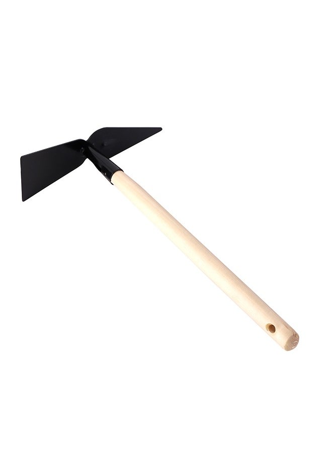 LAWAZIM Pick Mattock Hoe with Wooden Handle - 40cm | Pick Hoe Tool, Pick Mattock with Wood Handle Garden Mattock Tool for Planting, Exploring and Gardening  - Image 3