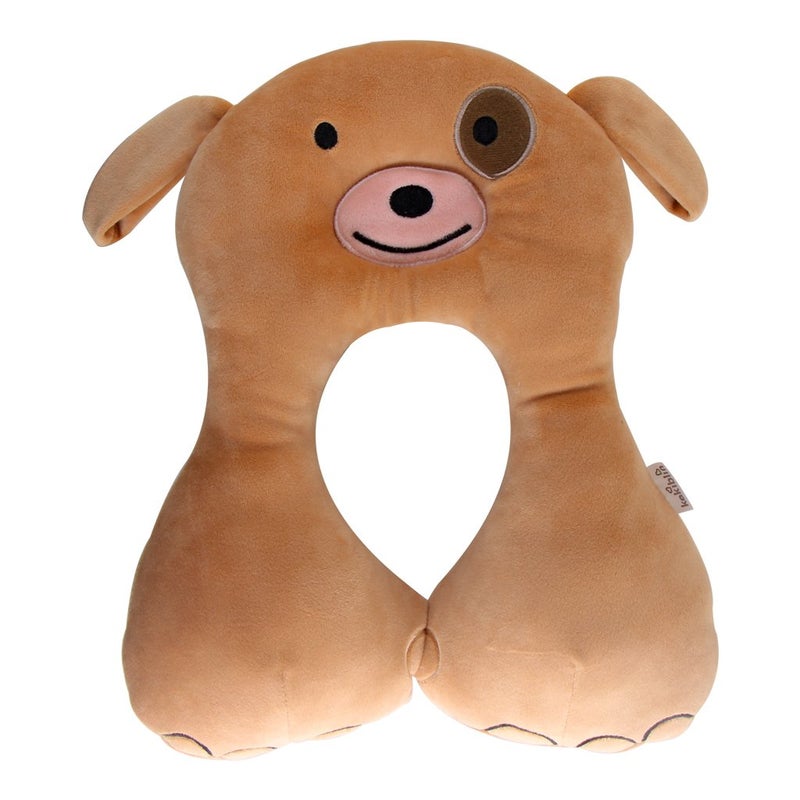 KAKIBLIN Baby Neck Pillow, Upgraded Baby Support Pillow,Head Pillows for Carseat, Newborn Neck Support for Car Seat,Pushchair,Travel(Brown) - Image 1