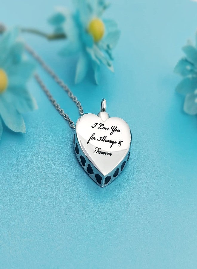 QeenseKc Mom Love Baby Cremation Jewelry for Human Pet Ashes Urn Necklace Elephant Keepsake Locket Pendant Jewelry with with FunnelFilling Kit - Image 4