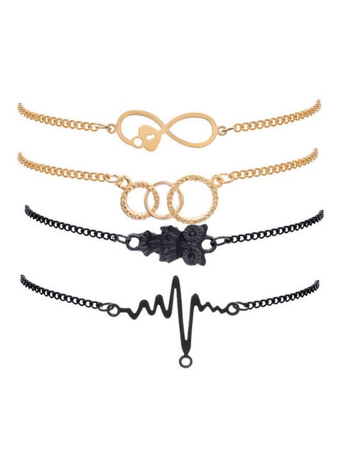 4-Piece Fashionable Bracelet
