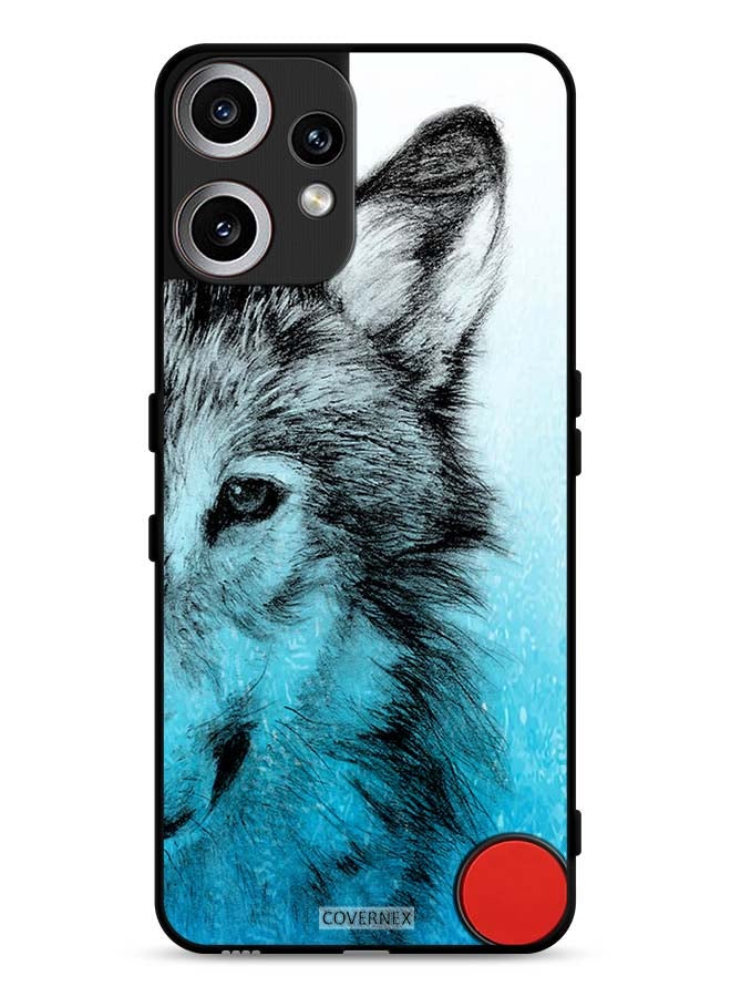 Covernex Nothing CMF Phone 2 Pro Protective Case Cover Half Wolf Face - Image 1