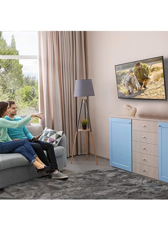 ويسفور حامل تلفزيون Wisfor مقاس 26 بوصة - 75 بوصة حامل تلفزيون نحيف للغاية لشاشات LED LCD OLED بلازما الدهون حامل تلفزيون حائطي شديد التحمل مع سعة وزن 45 كجم VESA تصل إلى 700 × 400 - Image 2