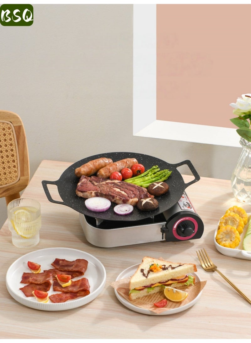 بي إس كيو موقد غاز محمول بلهب واحد يعمل بغاز البوتان | موقد غاز للسفر | موقد غاز صغير للتخييم | موقد يعمل بعبوات غاز البوتان | موقد طهي للاستخدام الخارجي | إشعال إلكتروني | شعلة نحاسية | هيكل من الألومنيوم | مستلزمات التخييم | مناسب للتخييم والنزهات والأنشطة الخارجية وصيد الأسماك وحفلات الشواء - Image 5