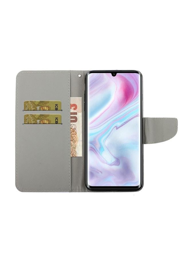 اس-توب جراب لهاتف Samsung Galaxy A31 بنمط رسم ملون، جراب جلدي قلاب أفقي مع حامل وفتحات للبطاقات ومحفظة وحبل - Image 5