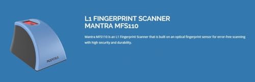Cables Kart Mantra MFS 110 L1 Biometric Single Fingerprint Scanner | Aadhaar Authentication Device | Latest Updated RD Service | High Securety and Fast scanning | Reliable and Durable - Image 4