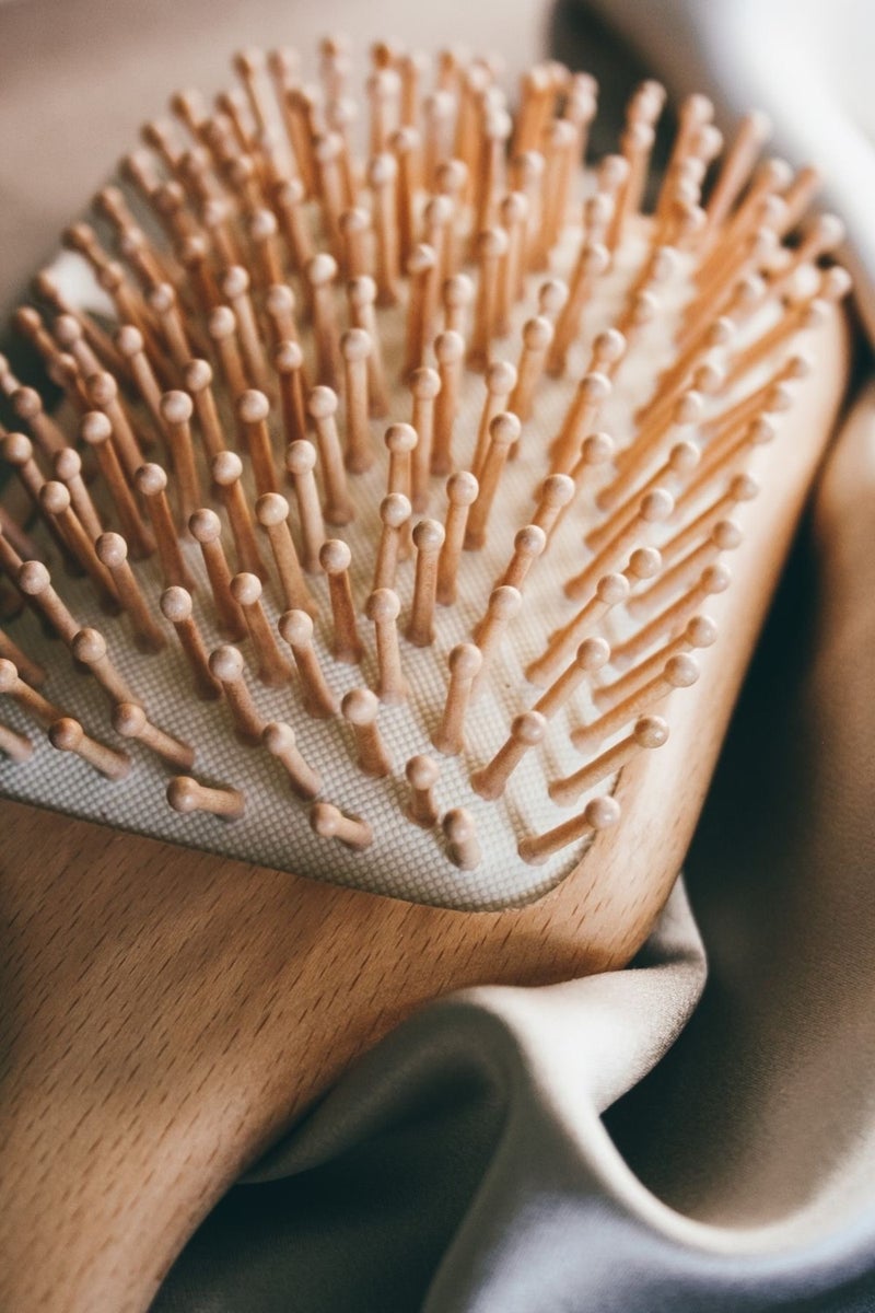 Snow Homs Bamboo Hair Brush Hair Opening Comb Professional Hair Massage Comb - Image 2