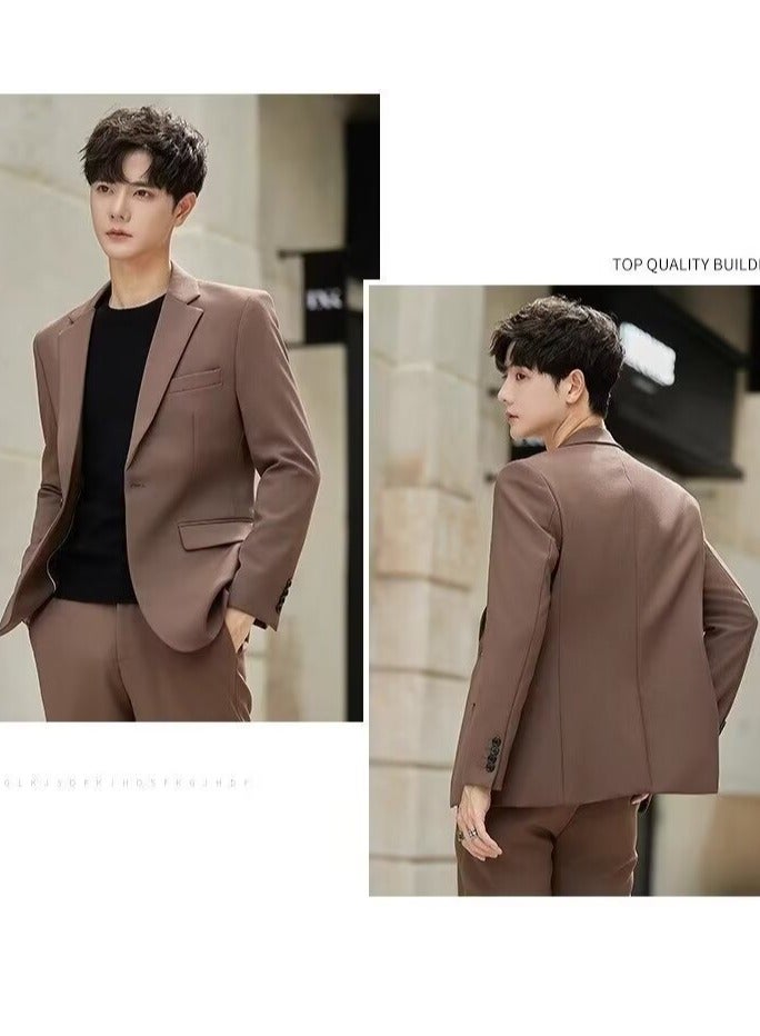 Shougu New Business Casual Slim-fit Suit Jacket  - Image 3