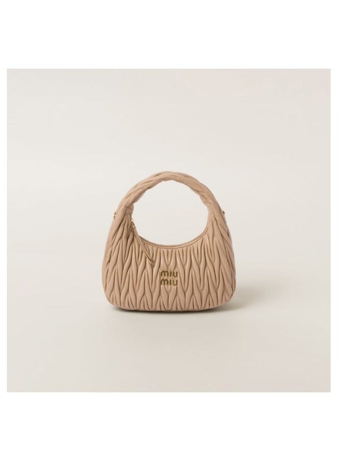 Miu Miu Wander matelassé nappa leather hobo bag - Image 4
