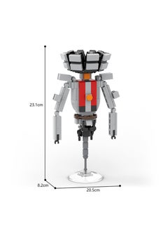 Y&D Skibidi Toilet Man Toy Building Blocks 177 PCS Mech TV Man Toy Ideas Toys Battle Horror Game Model Ideas Toys Gifts for Adult & Kids 