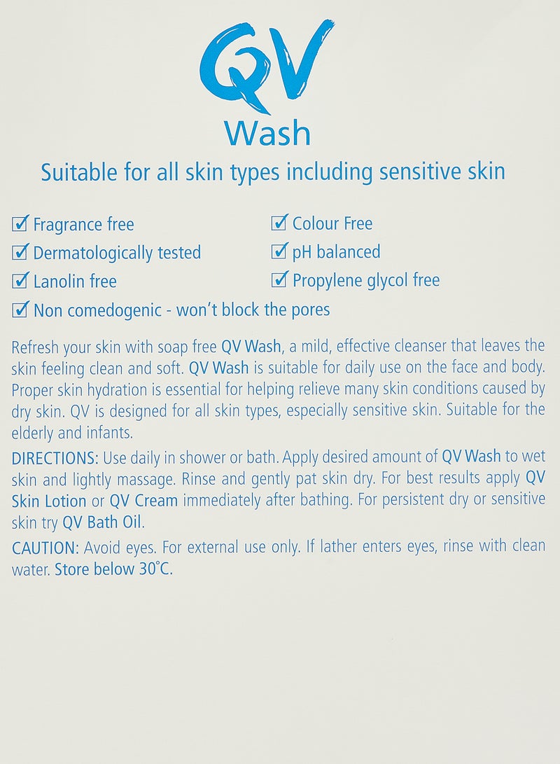 QV Wash Refresh Soap Free  QV_148 500ml - Image 4