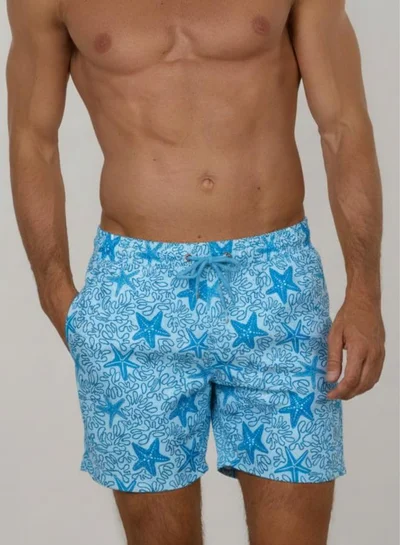 Just Nature Swim Shorts Light Sea Stars