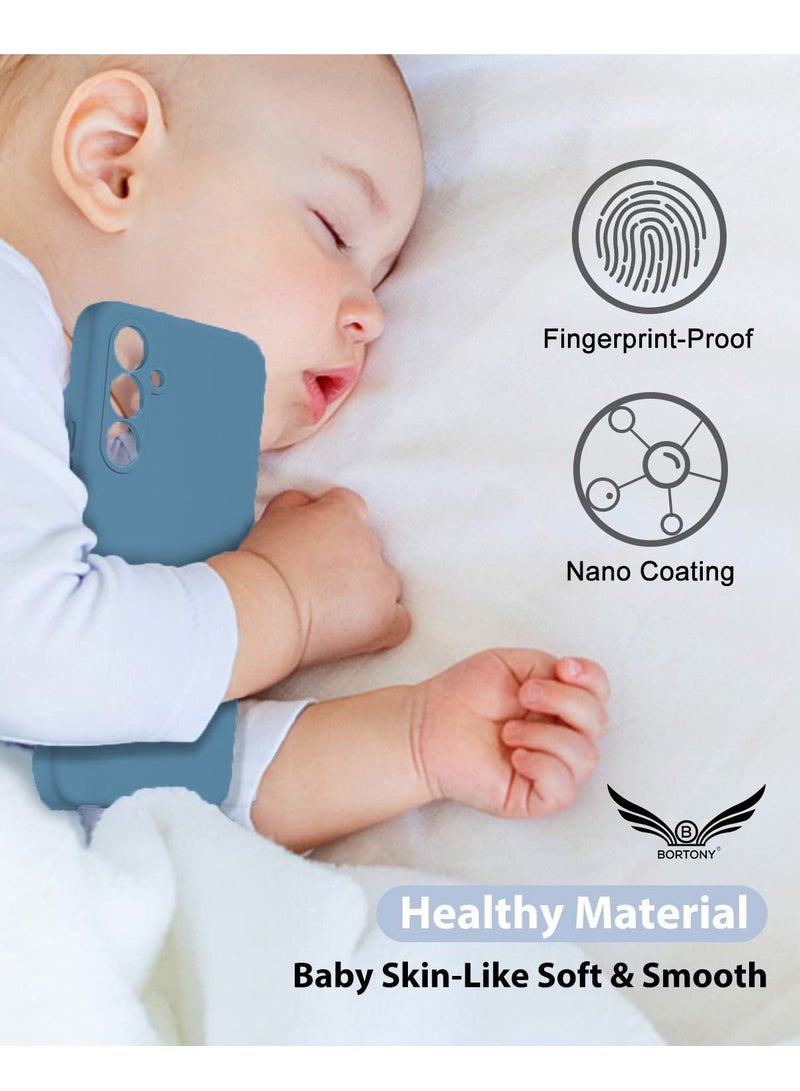 BORTONY Galaxy A54 5G Case Shockproof Liquid Silicone Case Slim Soft Cover With Inside Soft Microfiber Lining Comaptible With Samsung Galaxy A54 5G - Image 5