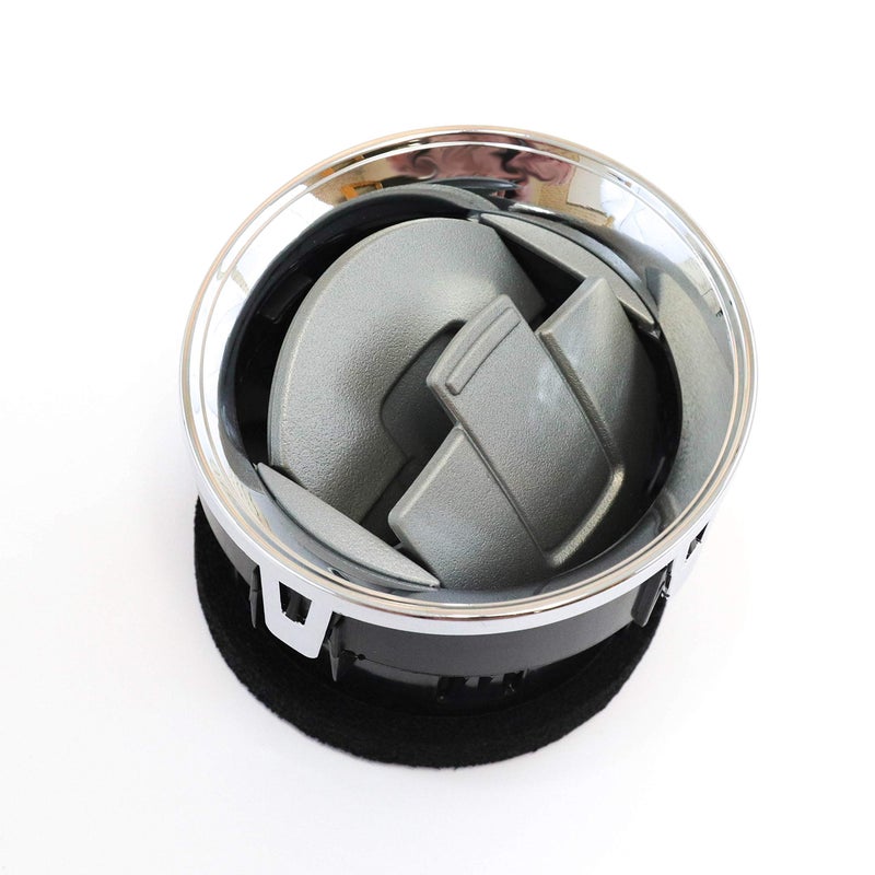 Red Hound Auto Front Interior Dashboard Louvre Chrome AC Heater Air Vent Compatible with Ford F150 F150 20092014