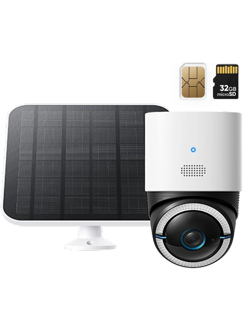 إيوفي eufy Security S330 4K UHD Outdoor 4G LTE Camera with Solar Panel - Image 4