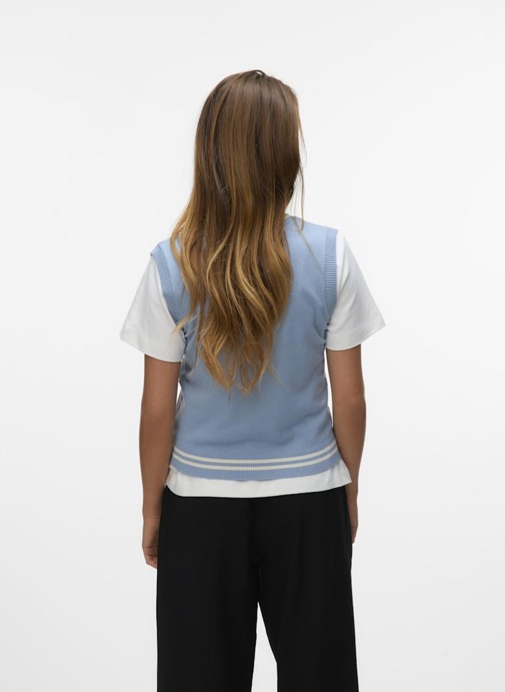VERO MODA V-Neck Knit Vest - Image 2