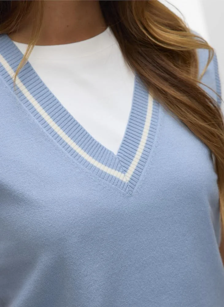 VERO MODA  V-Neck Knit Vest for Women | Best Price UAE