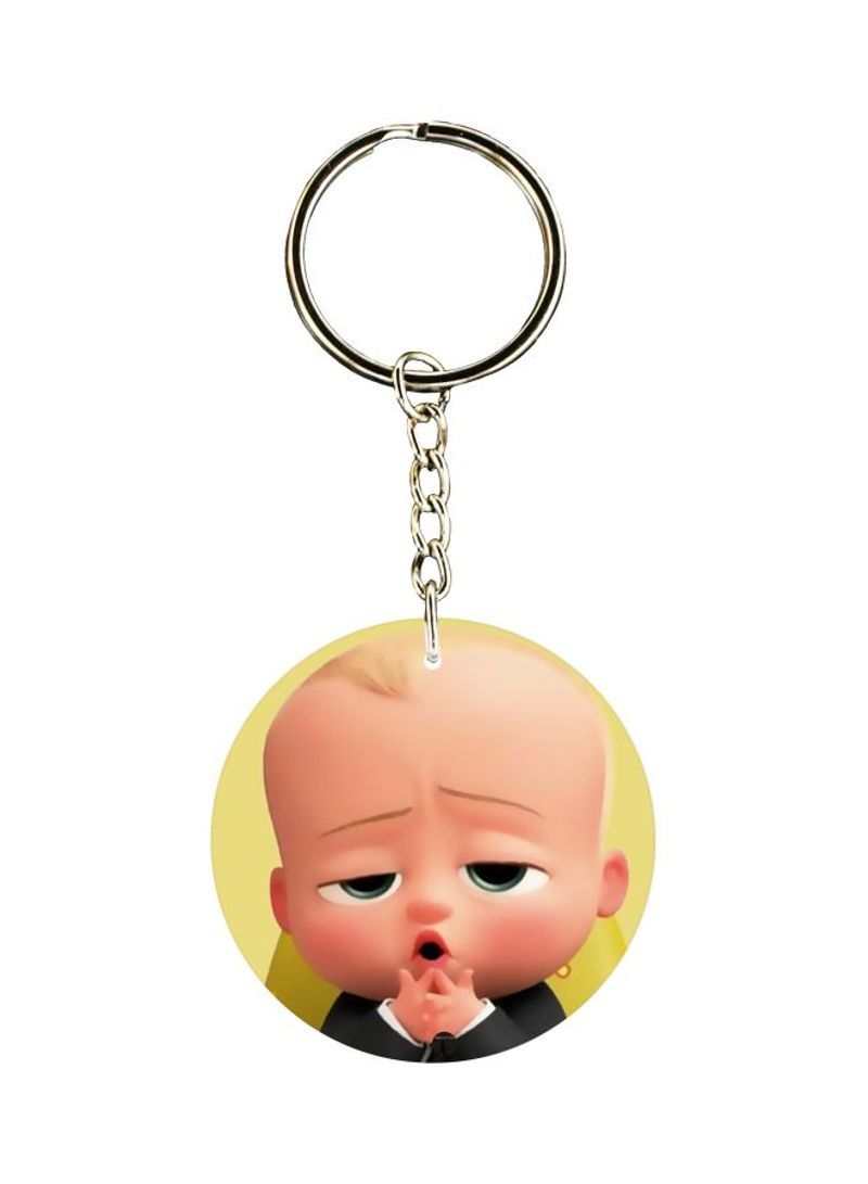 RKN Double Sided Cartoon Printed Keychain