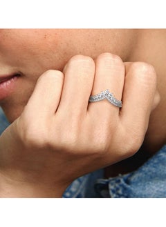 PANDORA Princess Wishbone Ring, Size 58  - Image 2