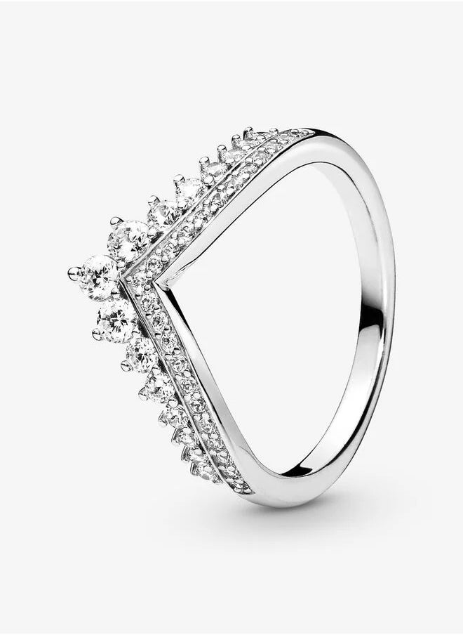 PANDORA Princess Wishbone Ring, Size 58  - Image 1