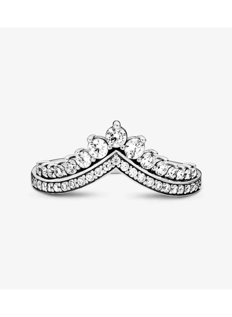 PANDORA Princess Wishbone Ring, Size 58