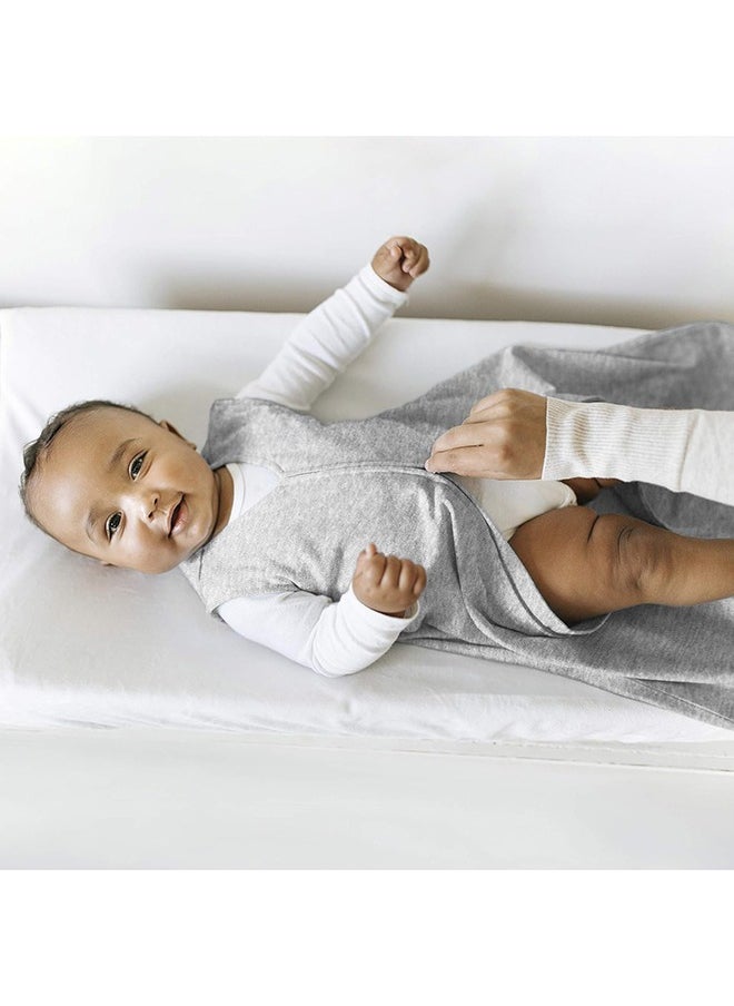 Halo Sleep Sleepsack Sleeping Bag, 0.5 Tog 100% Cotton Heather Grey Sleeping Bag, Newborn Baby Sleeping Bag, Unisex For Boys And Girls, 0 To 6 Months  - Image 5