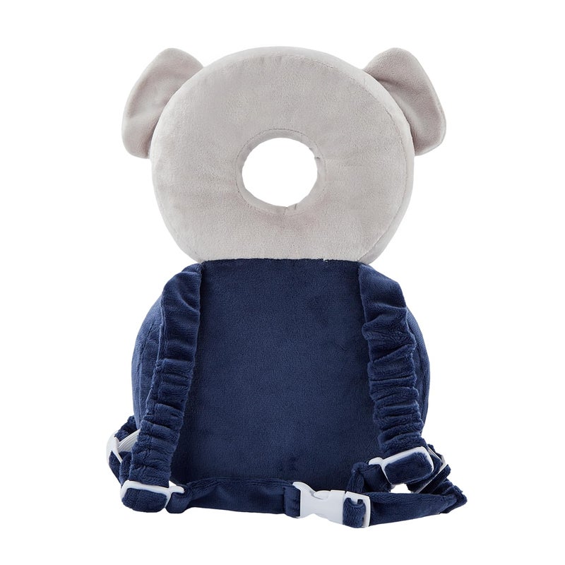 KingCheer Baby Back Potection Toddler Safety Protector Cushion Pad Toddler Backpack for Crawling Walking Adjustable Toddlers Back Safety Pad for Boys and Girls(Elephant) - Image 3