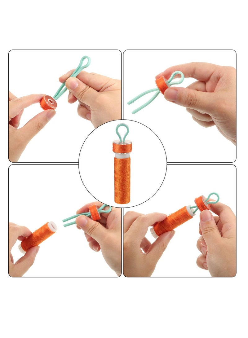 Y&D 96 Pieces Bobbin Thread Buddies Include 40 Clips Holder 28 Spool Huggers Holders Sewing Machine Accessories for Organizing - Image 4