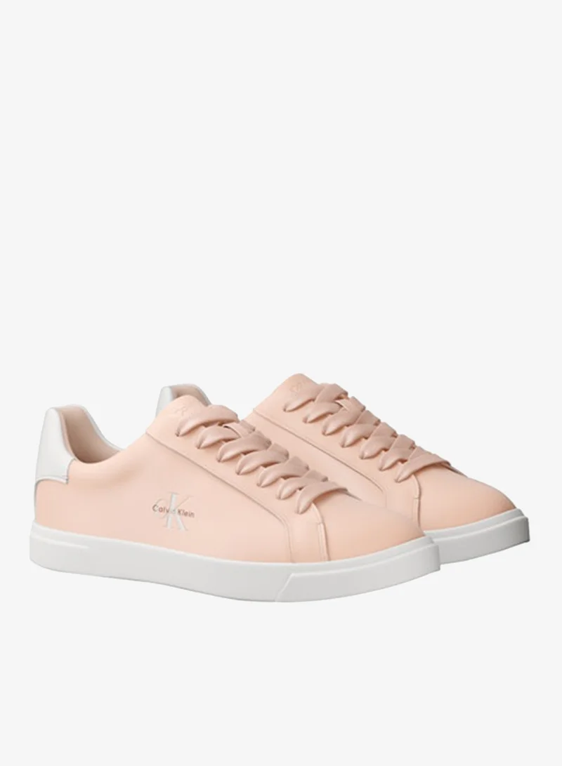 Calvin Klein Spanish Villa/Marshmallow/Dk Ecru Low-Profile Cupsole Leather Trainers for Women | Best Price UAE