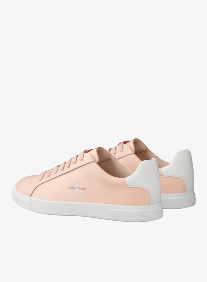 Calvin Klein Spanish Villa/Marshmallow/Dk Ecru Low-Profile Cupsole Leather Trainers for Women | Best Price UAE