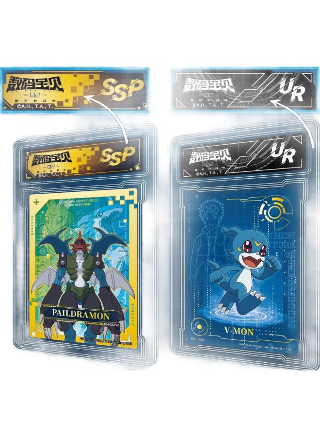 Card.Fun Jika She Digital Monster 02 Original Summoning Theater Commemorative Collection Card Blind Box Card Premium Card Brick Anime Official Merchandise Gushi, Single Pack (1 Card/Brick) - Image 1
