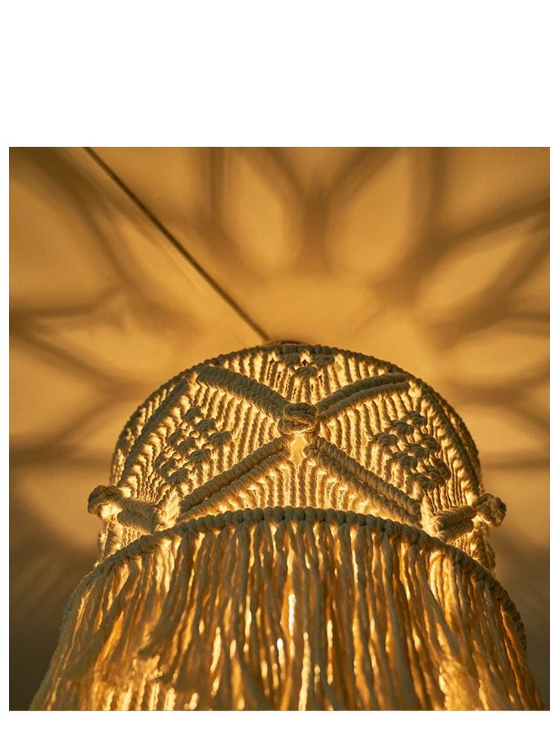 Antikiano - Handmade Wall Tapestry Lampshade Macrame Boho Decor - Image 1