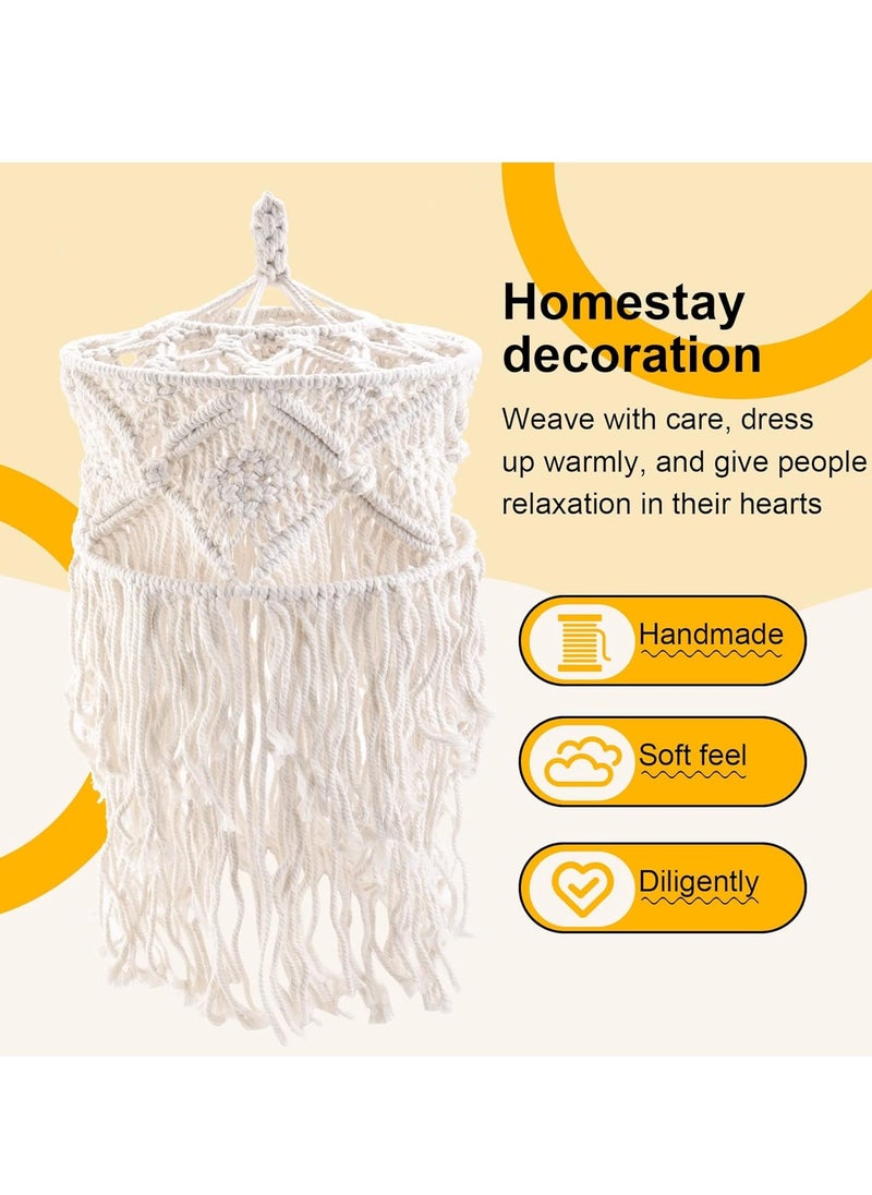Antikiano - Handmade Wall Tapestry Lampshade Macrame Boho Decor - Image 1