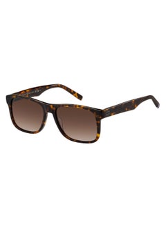 TOMMY HILFIGER Men's UV Protection Rectangular Shape Acetate Sunglasses TH 2073/S BROWN 46 - Lens Size: 45.6 Mm - Hvn  - Image 1