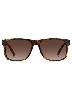 TOMMY HILFIGER Men's UV Protection Rectangular Shape Acetate Sunglasses TH 2073/S BROWN 46 - Lens Size: 45.6 Mm - Hvn  - Image 3