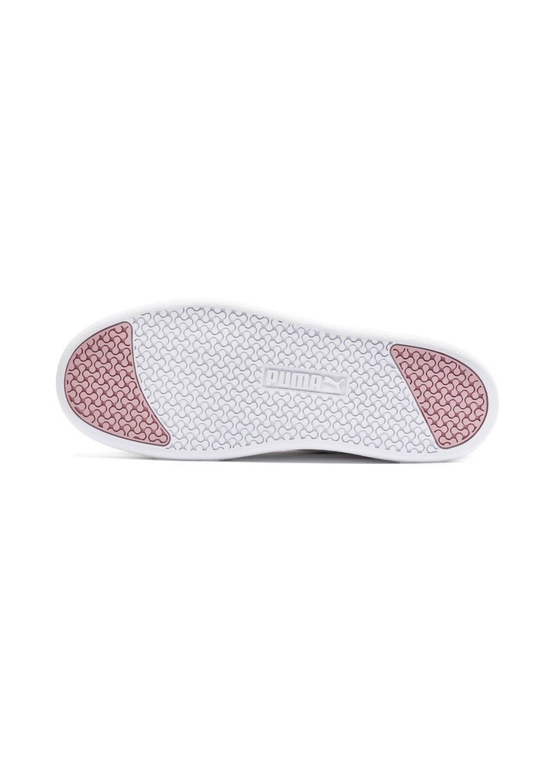 PUMA - Smash Platform Womens Pink Suede Trainers - Image 1