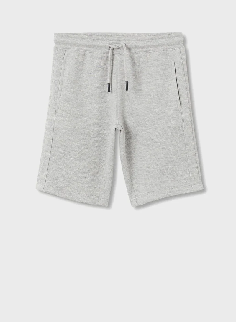 MANGO Kids Drawstring Shorts