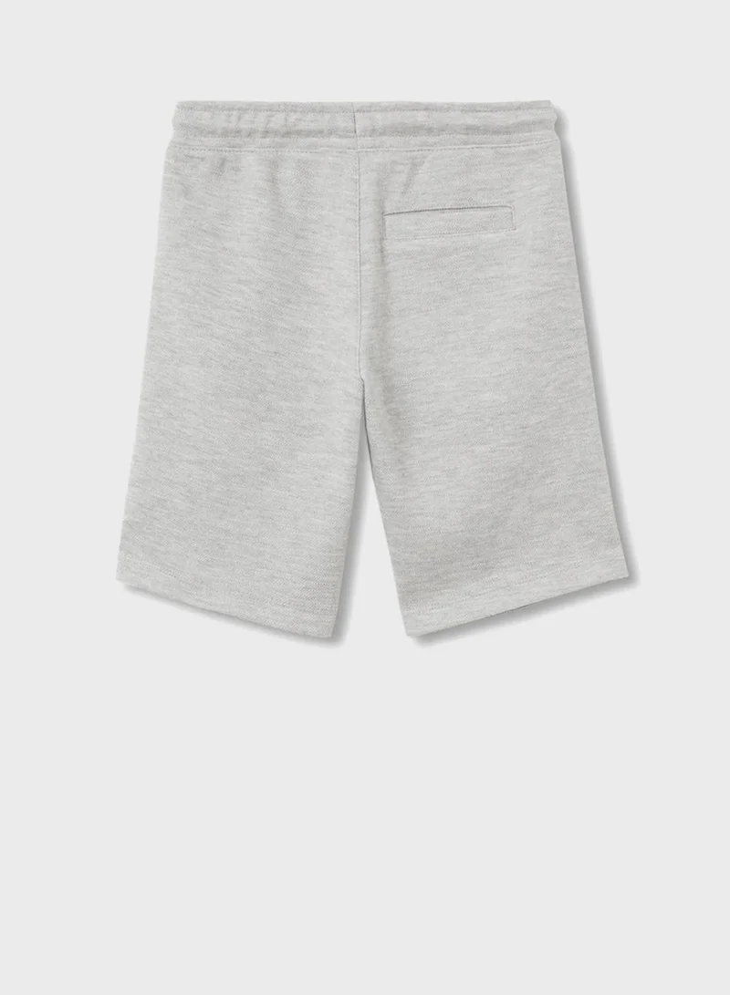 MANGO Kids Drawstring Shorts