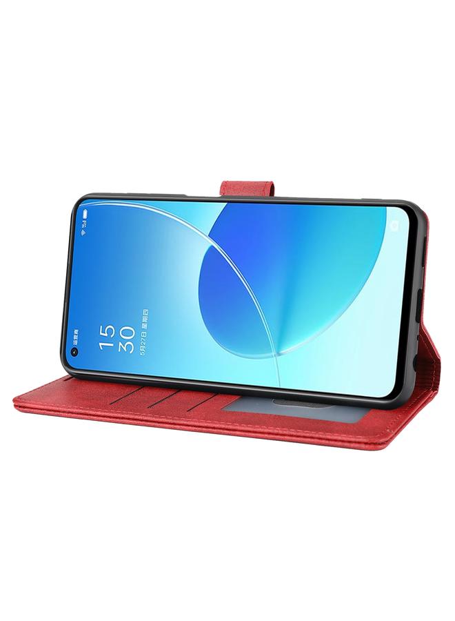 S-TOP Case For OPPO Reno6 5G Classic Wallet Flip Leather Phone Case - Image 5