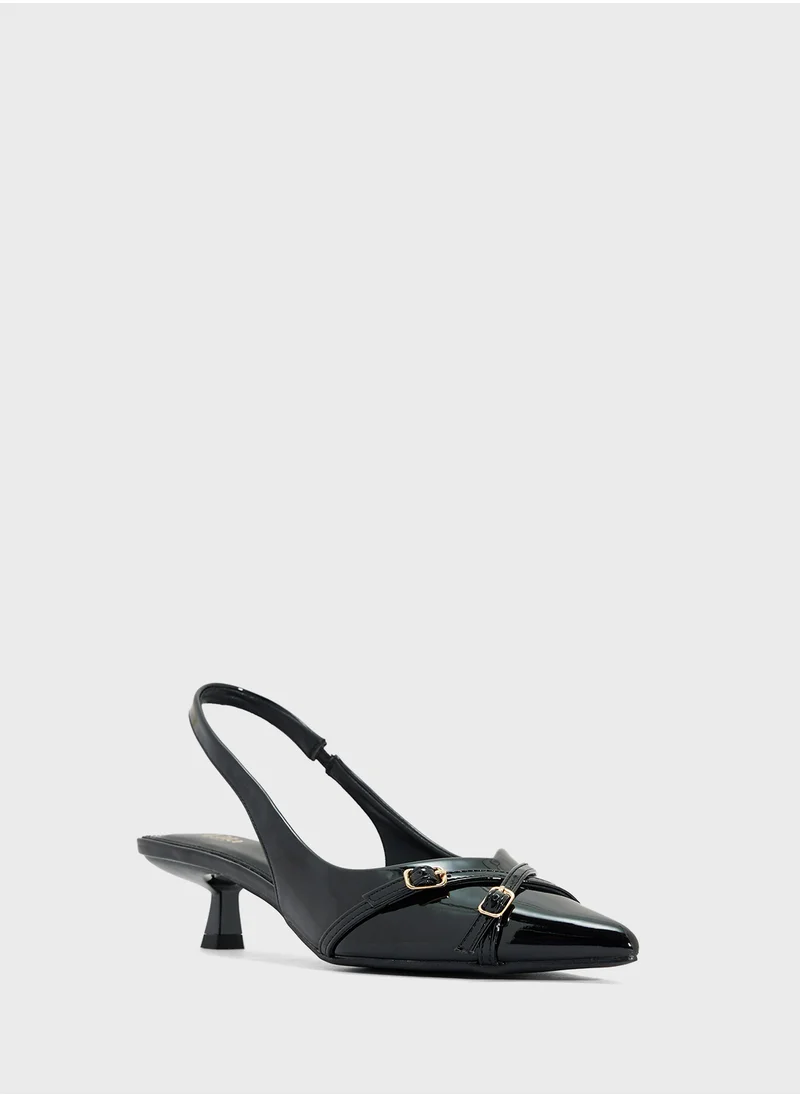 ايلا Low Heel Sling Back Pump