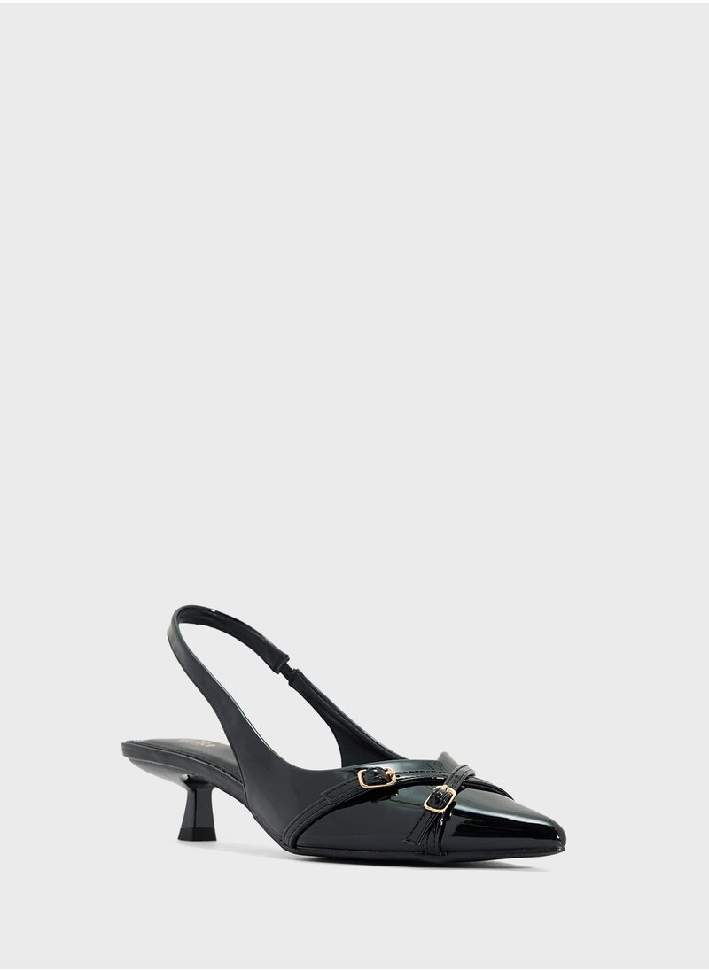 ELLA Low Heel Sling Back Pump  - Image 2