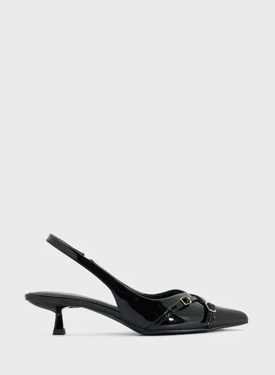 ELLA Low Heel Sling Back Pump