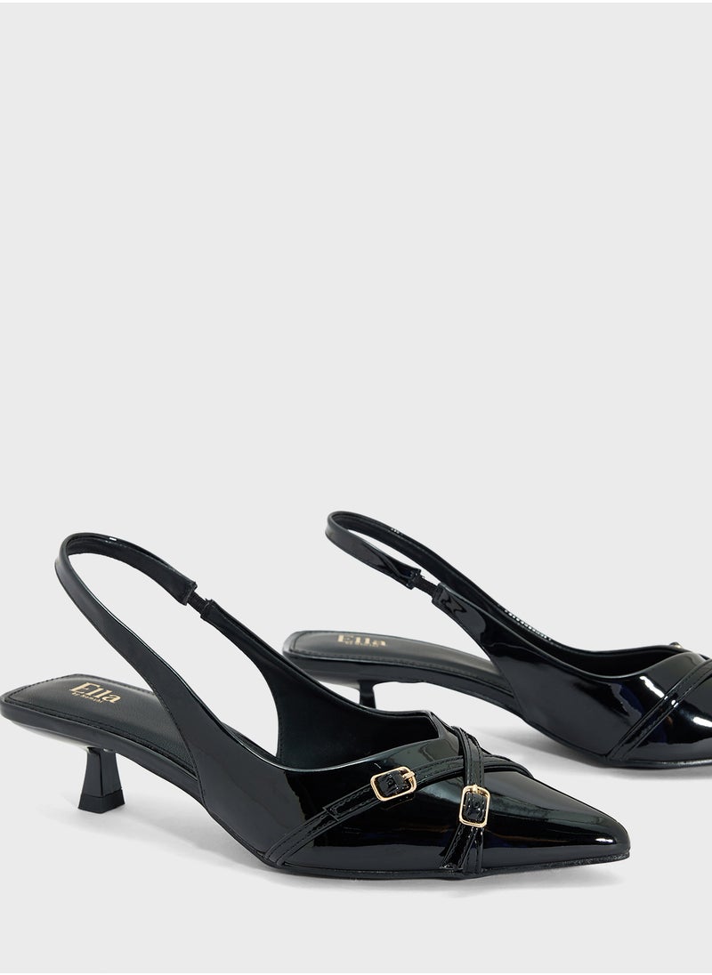 ELLA Low Heel Sling Back Pump  - Image 4
