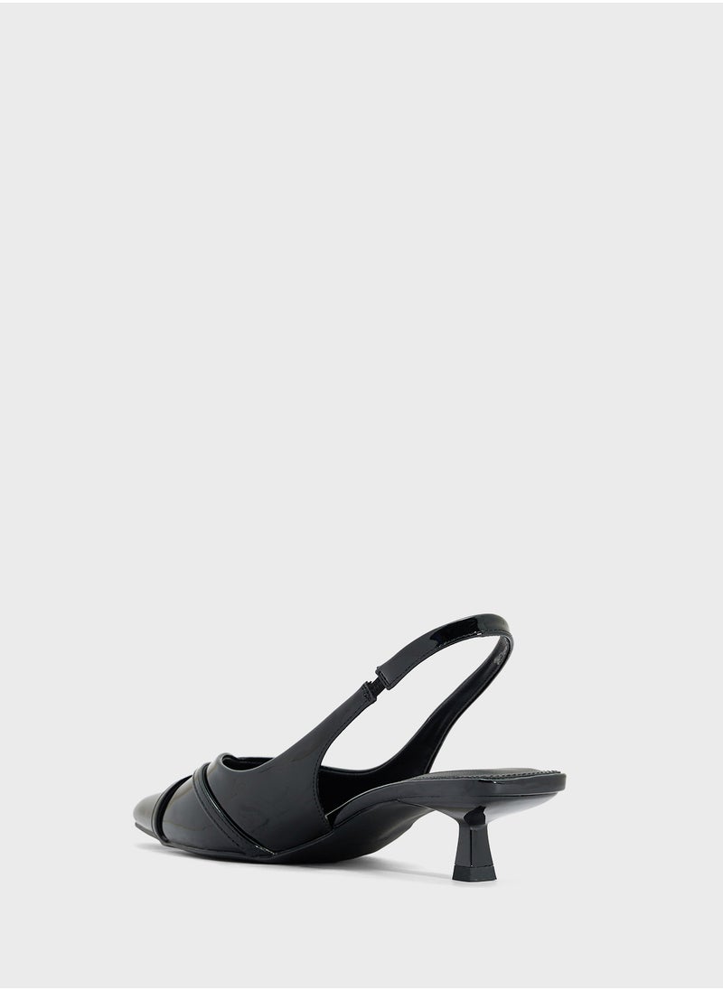 ELLA Low Heel Sling Back Pump  - Image 3