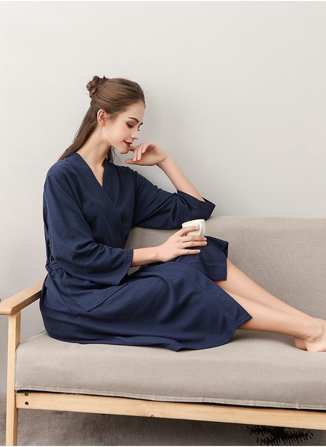 Bukela Women Waffle Robes, Couple Robes, Kimono Robes with Soft Shine Pockets Bathrobes Bathrobe Pajamas Bath Towels, Bathroom, Resort Hotel Spa, Great for After Shower or Swim  - Image 2