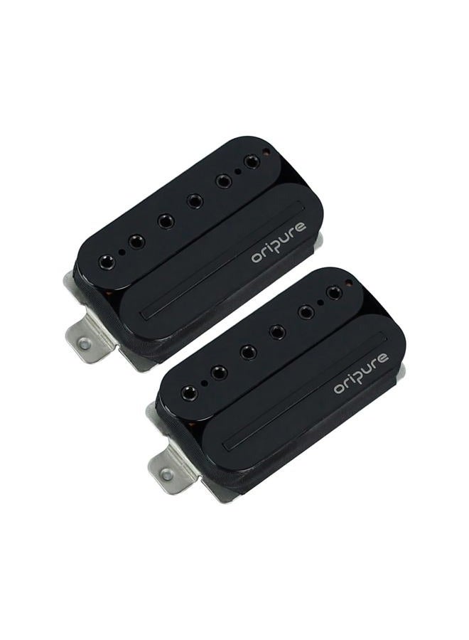 Oripure Guitar Humbucker Pickup Neck+Bridge Pickups Set Hot Rail & Screw Poles - Image 4