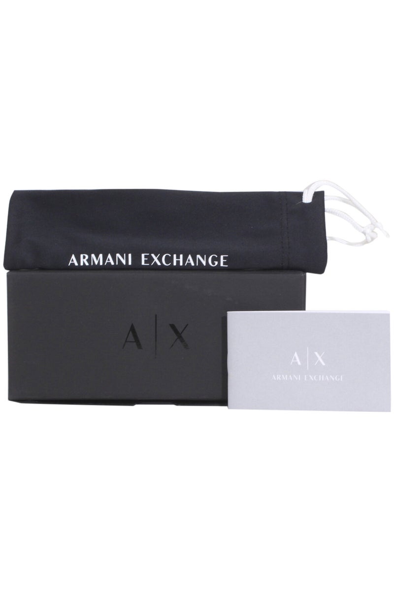 Armani Exchange Pilot Sunglasses For Unisex - Gloss Grey Black - Image 2
