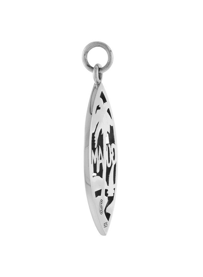 Sabrina Silver Sterling Silver Guam Word Pendant No Chain - Image 2