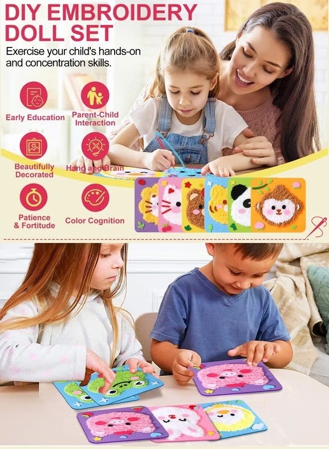 أخبار مجموعة أدوات خياطة دمى للأطفال مكونة من 8 قطع DIY للتعليم المبكر، فنون وحرف يدوية، مجموعات حرف يدوية، فنون وحرف يدوية للأطفال، ألعاب هدايا للبنات والأطفال من سن 4 إلى 10 سنوات - Image 3