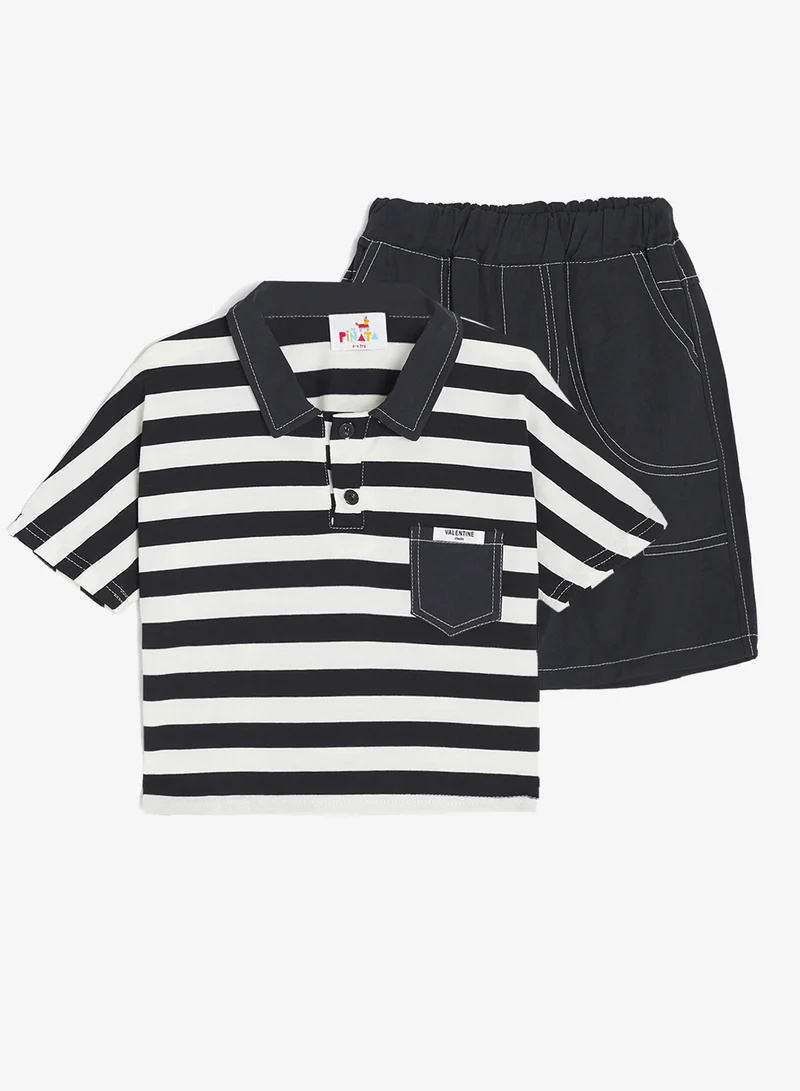 بنياتا طقم علوي قصير