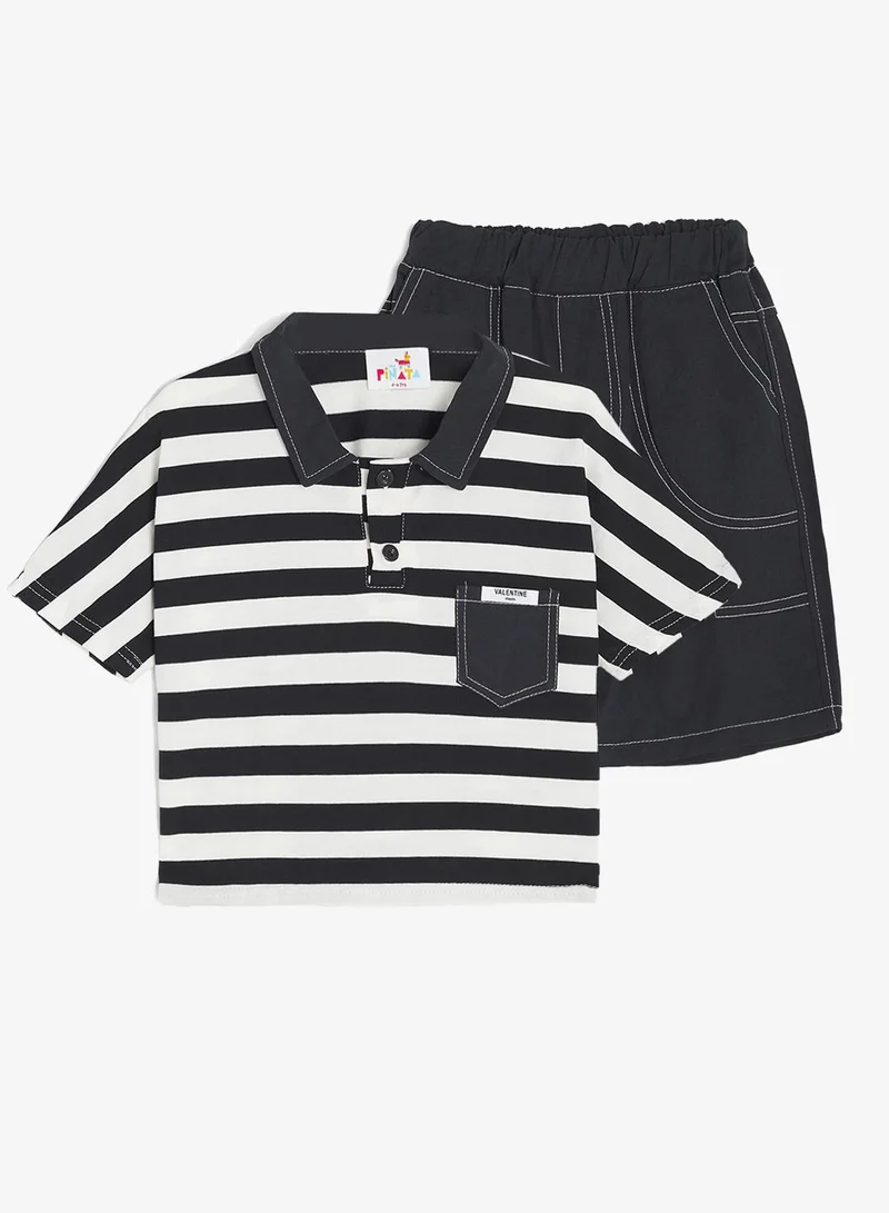 بنياتا طقم علوي قصير